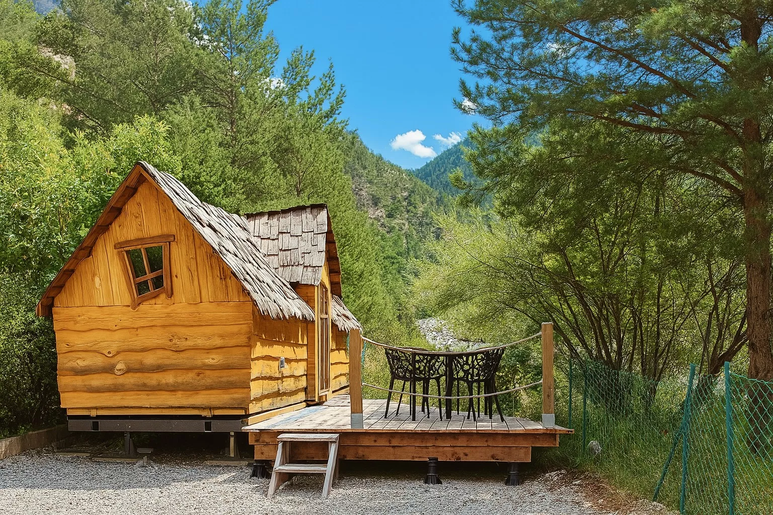 La Cabane Magique du Camping Le Cians à Péone