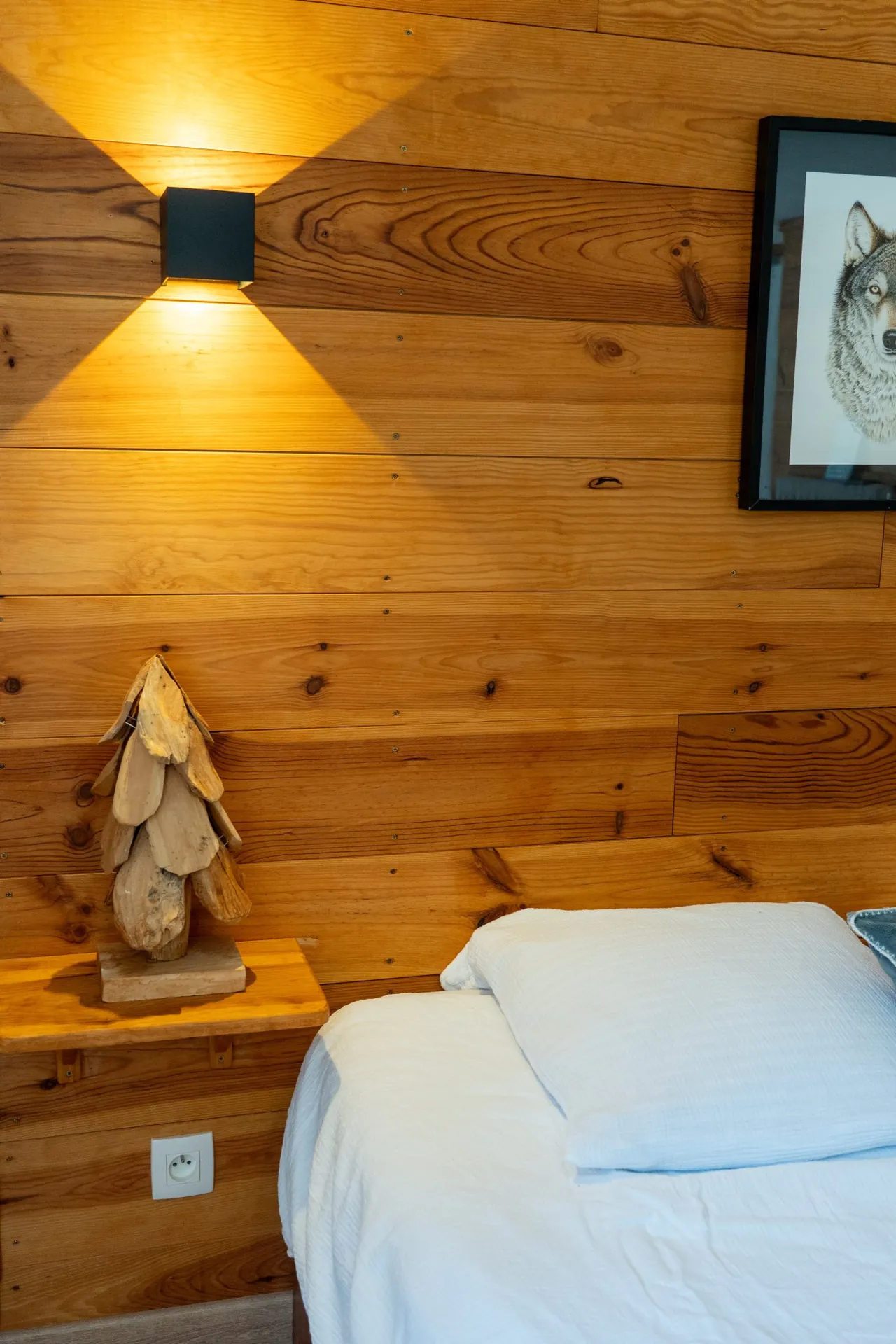 Éclairage d'ambiance, chambre La Mélèze