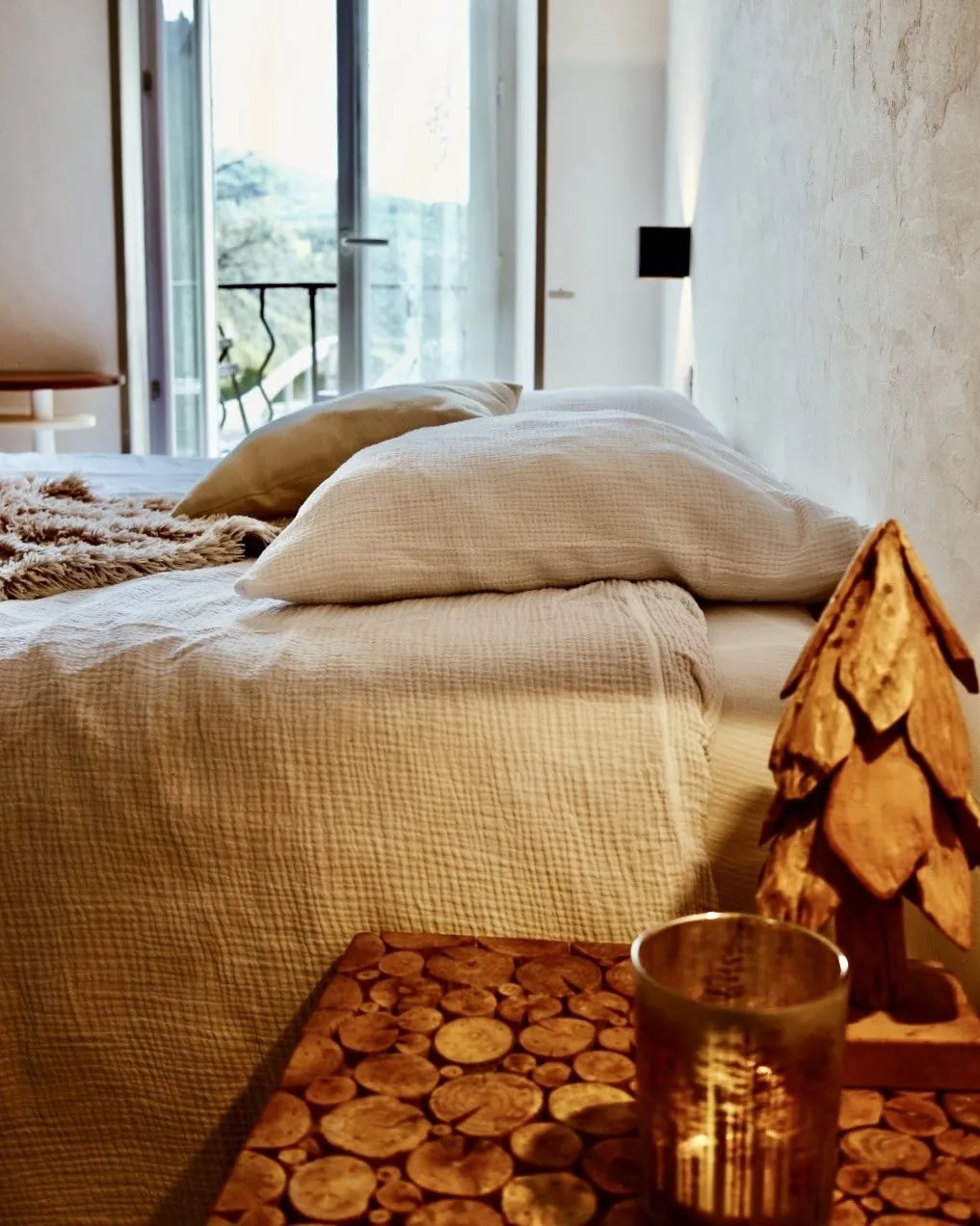 Chambre Le Mounier avec accès au balcon